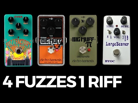 4 Fuzz Guitar Pedals Comparison!
