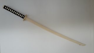 How to make your own wooden katana! ( version 2.0 )  Free templates