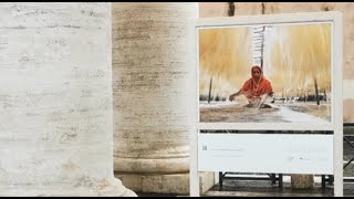 Lia e Marianna Beltrami presentano la mostra "Changes" al colonnato di San Pietro fino al 27 maggio