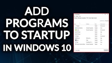 How to add a program to startup in Windows 10 | Automatically open a software when computer starts