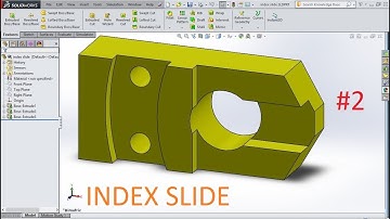 | Making index slide in solidworks, by CAD CAM Engineering |