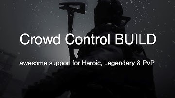AWESOME SUPPORT BUILD - CROWD CONTROL or CC SETUP Heroic & Legendary #TheDivision2 #Build #Division2