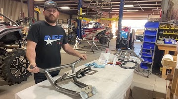 Polaris RZR XP Front bumper with Winch Mount.