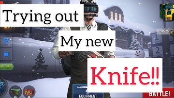 Modern Ops game play - online FPS - knives only battle - new knife - plant - 1st place!!