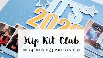 Monochromatic Scrapbook Layout by Jung AhSang | Hip Kit Club