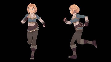 Zelda Run Cycle - Learning 3D Animation