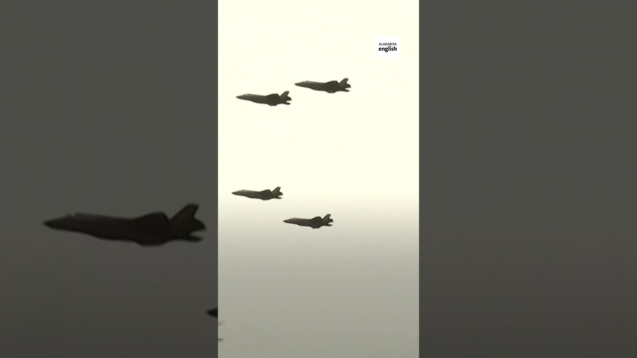 Stealth Bombers Fly Over As Trump Greets Putin