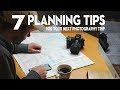 7 TIPS for PLANNING the PERFECT photography TRIP