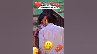 Korean boy kissing Indian girl💋 in Korea🇰🇷🇮🇳#LandedinKorea 🙈