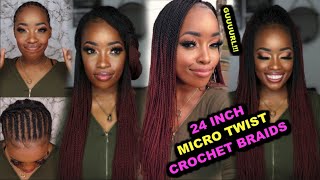 88 PRELOOPED MICRO TWISTS IN 1 HR 10 MIN! NO ILLUSION CROCHET BRAID | MARY K BELLA ELEVATE STYLES