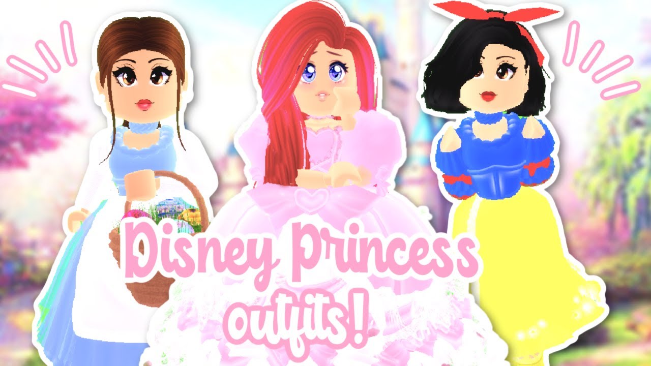 Making Disney Princess Outfits Roblox Royale High Youtube - disney princess roblox games