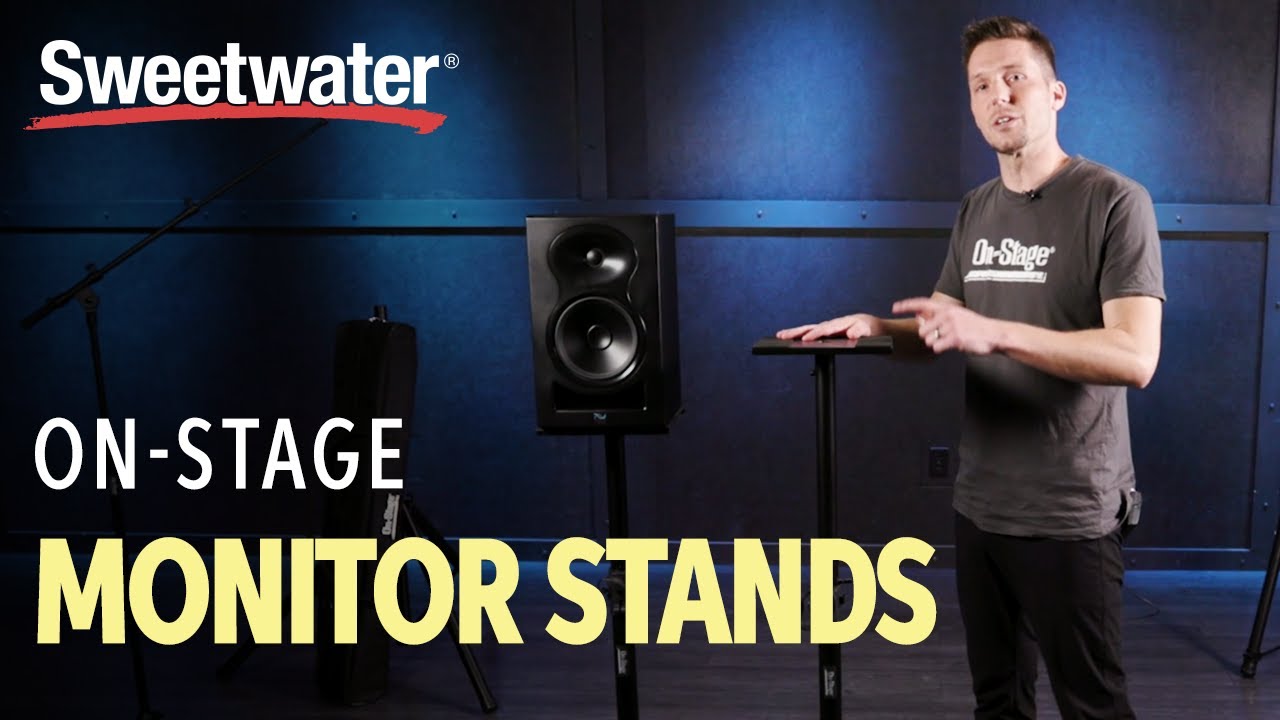 on stage studio monitor stands