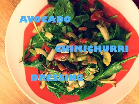 Switch Up Your Salad Avocado Chimichurri Dressing Recipe-11-08-2015