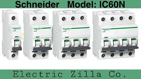 AC Circuit Breaker || Schneider MCB || IC60N Model || Made Bulgaria