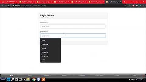 PHP + Mysql Login System Tutorial Using Bootstrap 4 Netbeans IDE 8.2