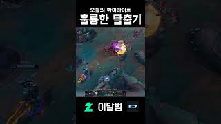 훌륭한 탈출기 #shorts #leagueoflegends #리그오브레전드 #전령 #이달범