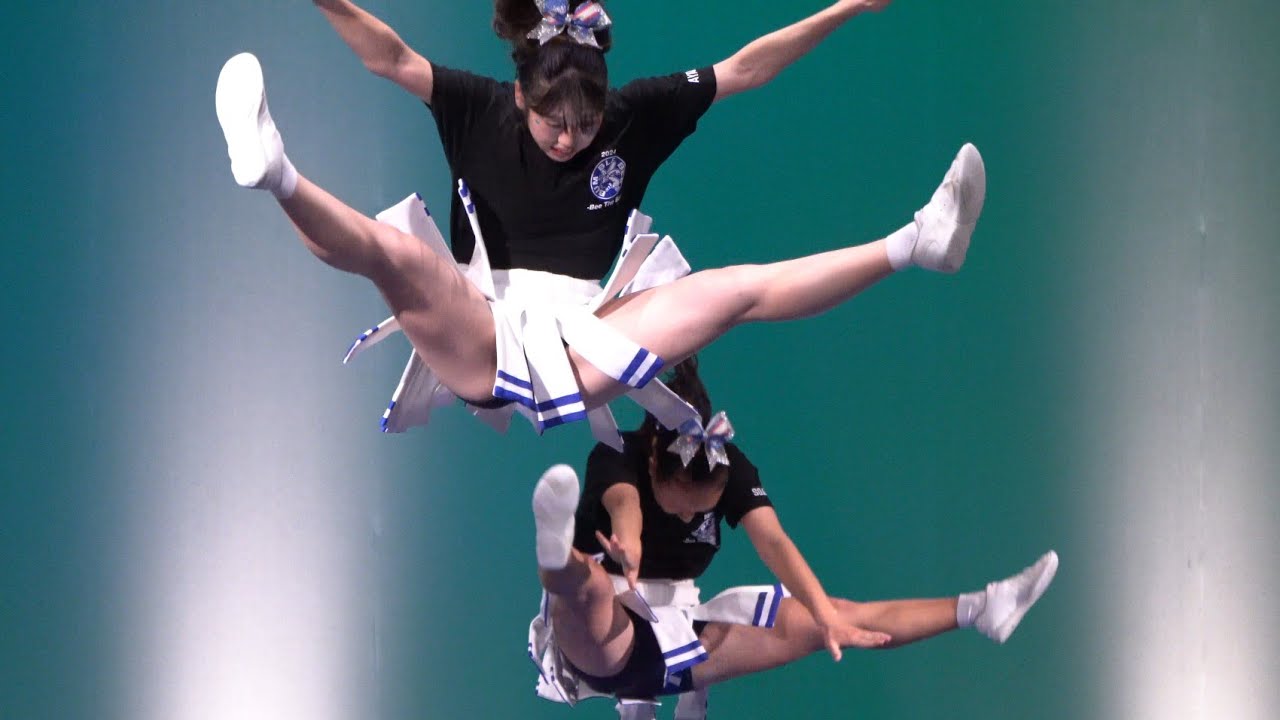 【チアリーディング】チア達の楽しい演技　  #cheerleader