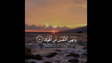 (واما من خاف مقام ربه ونها النفس عن الهوى) سورة النازعات | رعد الكردي