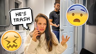 Telling My Friend That My Husband is "TRASH IN BED" To See How He Reacts *BAD IDEA*