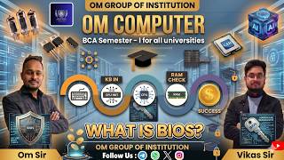 What is BIOS? | Basic Input Output System Explained | BCA 1st semester | By Vikas Sir