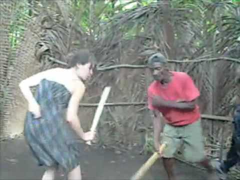 Haitian Machete Fighting ~ June '09 #2 (Mike, Jean-Paul, Claire and Professor Avril)