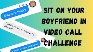 Sit on your boyfriend challenge | Haikyuu text story | boyfriend challenge