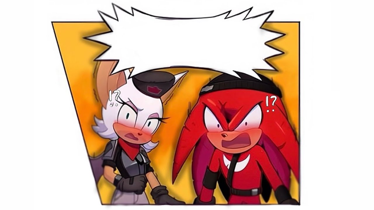 Knuckles and Rouge are together?! - Sonic Comic Dub - YouTube