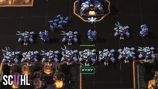 The Great Wall of Siege Tanks  Starcraft 2: XY vs. Coffee