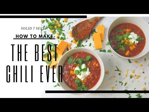 The BEST CHILI Recipe EVER | TURKEY CHILI |