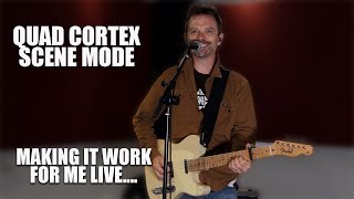 Using Quad Cortex Scene Mode LIVE - VLOG of rehearsal and journey from AMP/PEDAL user to modeller
