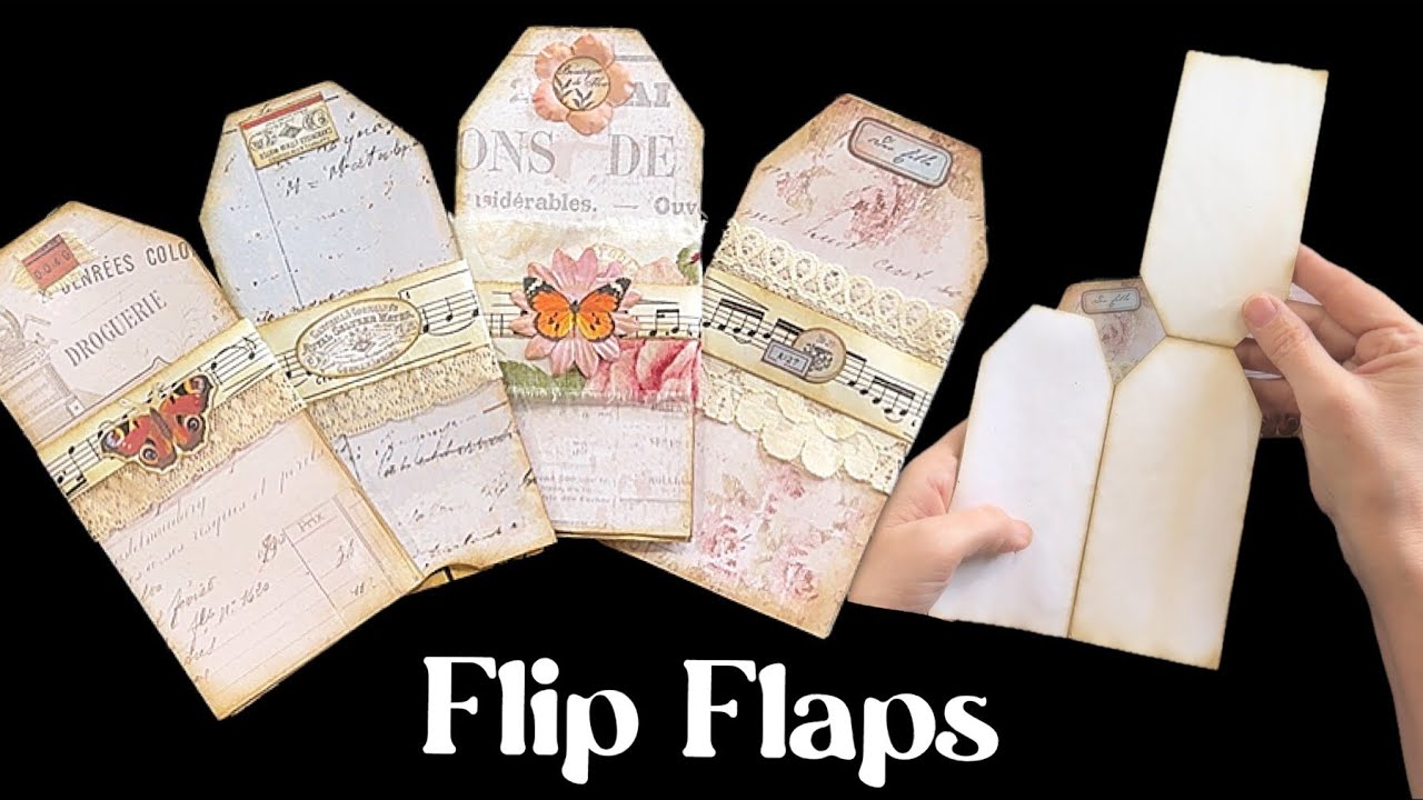 Flip Flap Journal Space Tags (inspired)