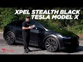 Tesla Model X Goes Full Stealth! Xpel Clear Stealth PPF installed at T Sportline Atlanta - Black MX