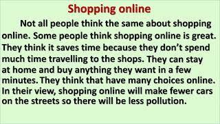 براجراف عن التسوق عبر الانترنت shopping online للمرحلة الاعدادية من 110 كلمة واكثر