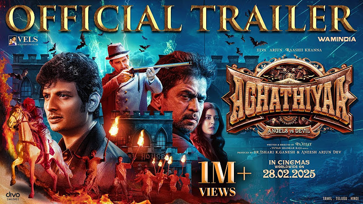 Aghathiyaa Trailer -Tamil | Angels VS Devil | Jiiva | Arjun Sarja | Raashii Khanna |Yuvan | PA Vijay