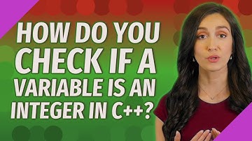 How do you check if a variable is an integer in C++?