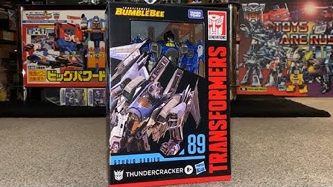 How to transform Transformers studio series 89 voyager Thundercracker process video bumblebee movie
