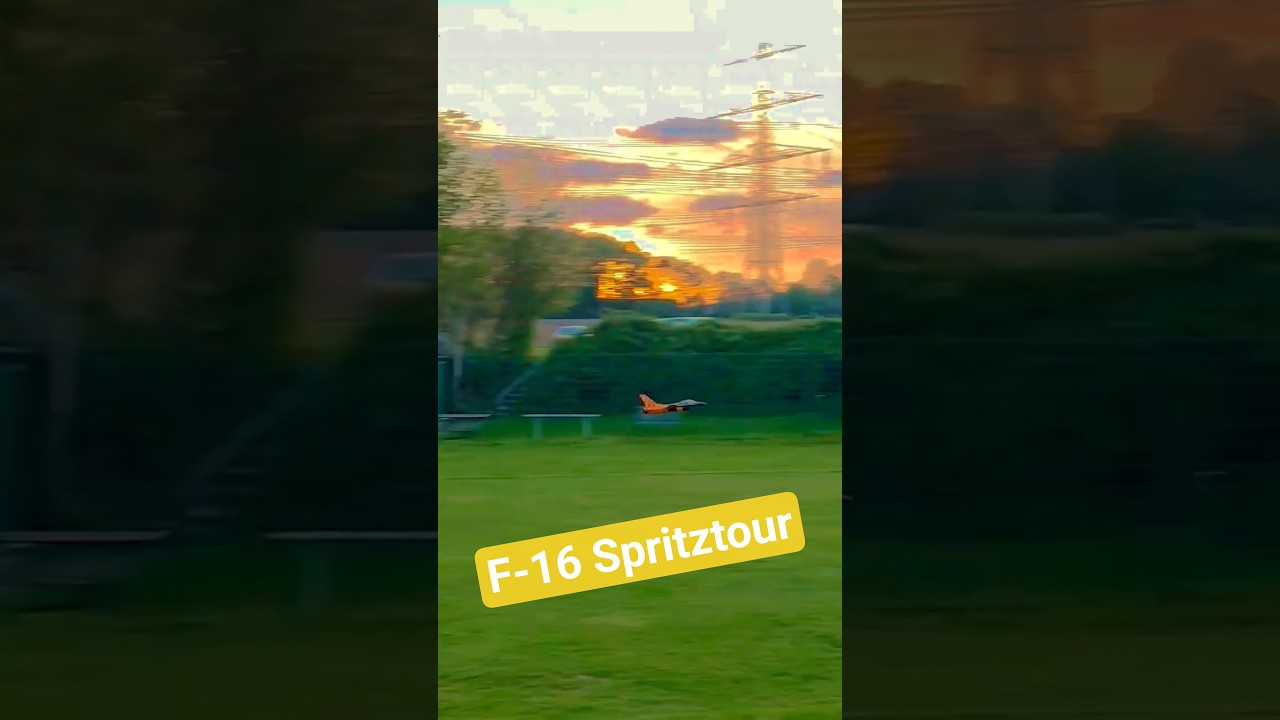 F-16 Spritztour am Abend #modellflug