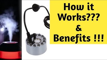 🔥How Cool Mist Humidifier works, Benefits, Ultrasonic Mist Maker Fogger working principle