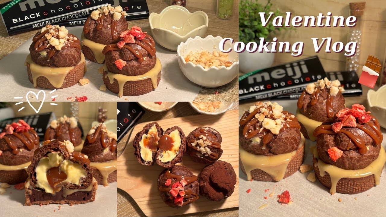 【反則級‼︎】彼氏の好きを詰め込んだキャラメルシュータルト爆誕🤎Sweets Lab｜Cooking Vlog