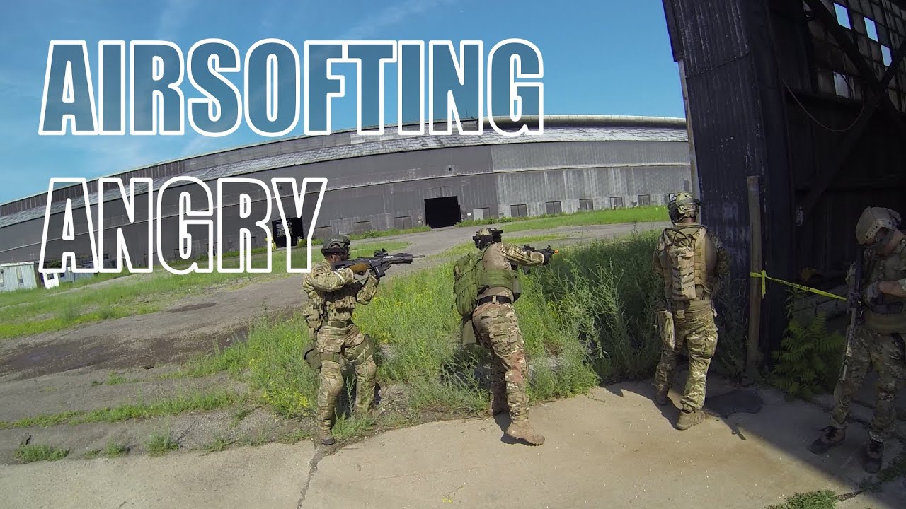 Airsofter Rage Goes Off in Game. - YouTube