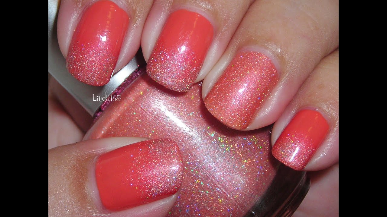 3. Peach and Gold Nail Art - wide 6