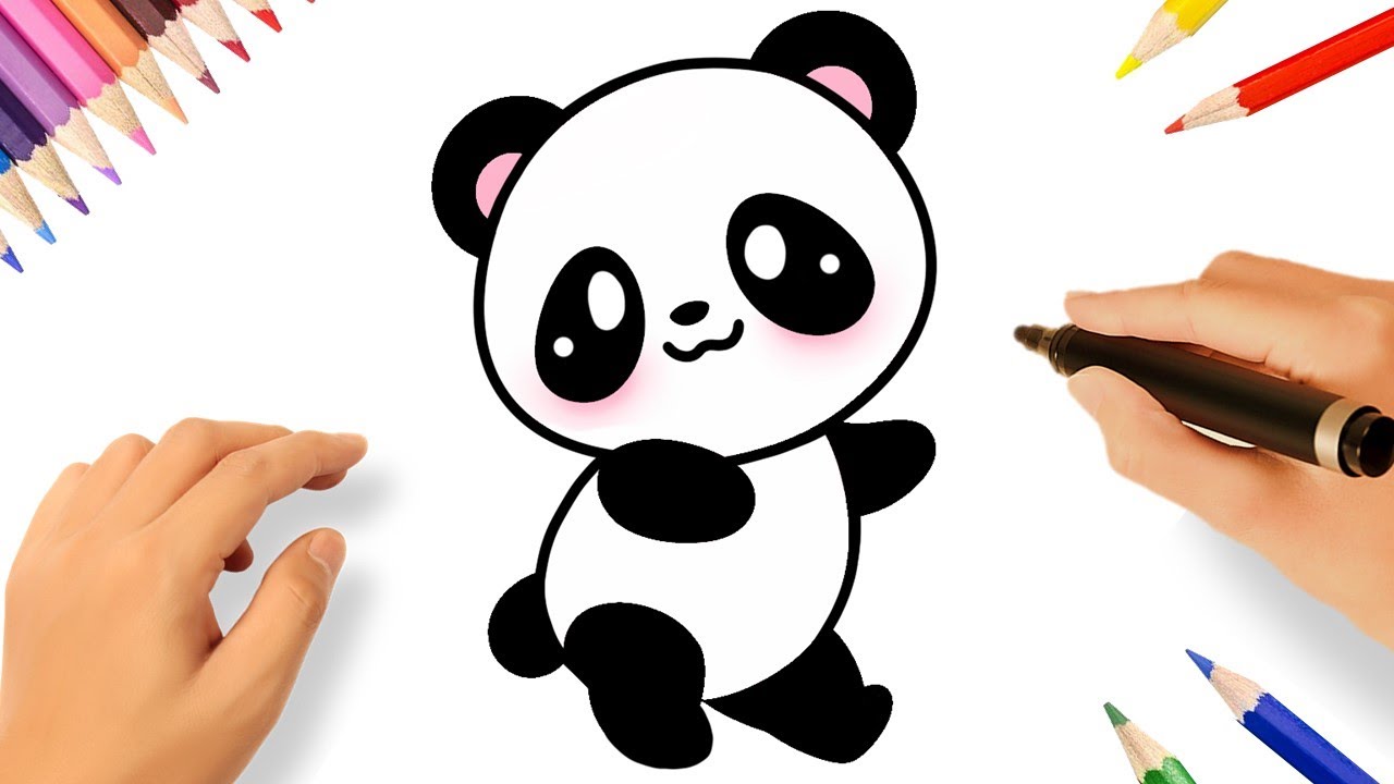 How to Draw Amazing Panda, Kawaii