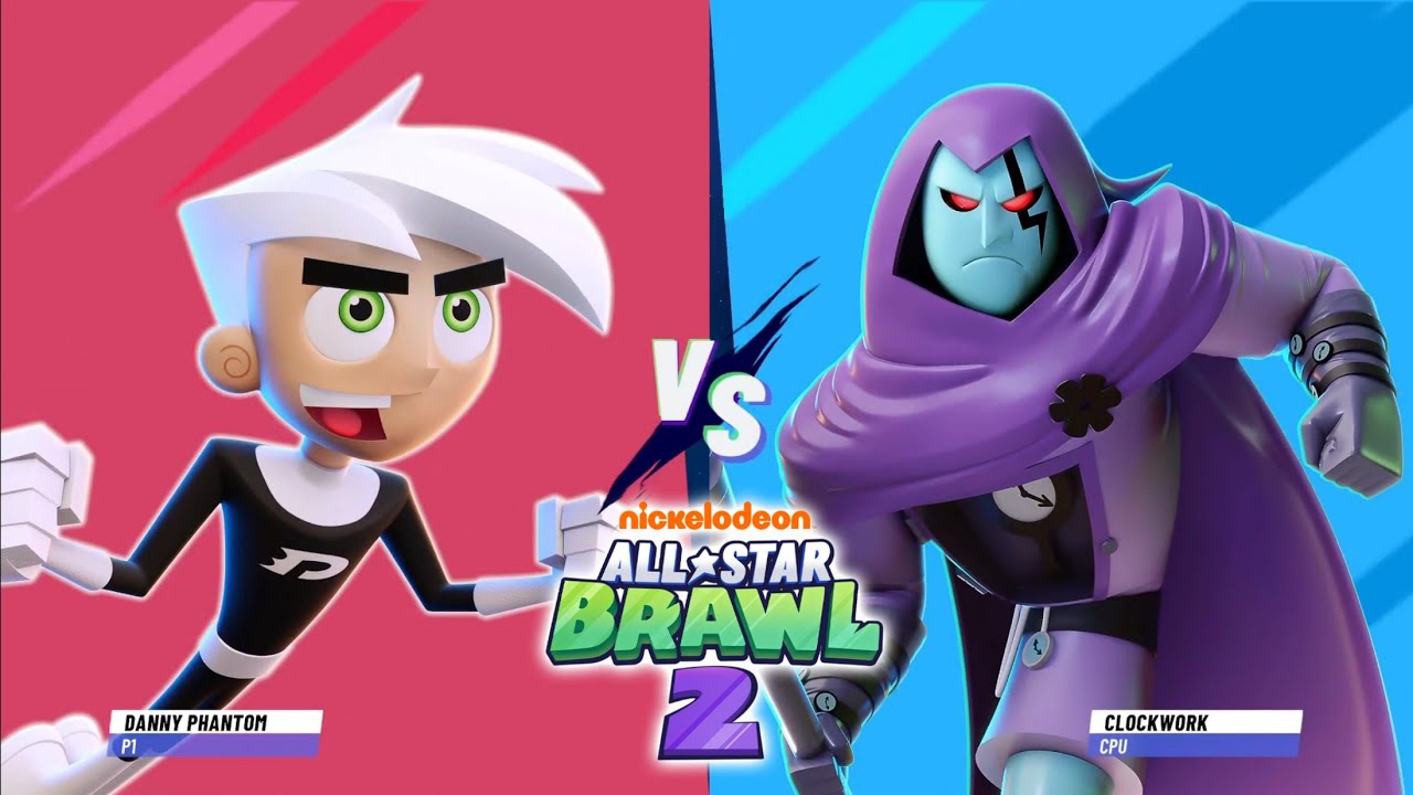 Nickelodeon All-Star Brawl 2 | Danny Phantom vs. Clockwork (Campaign)