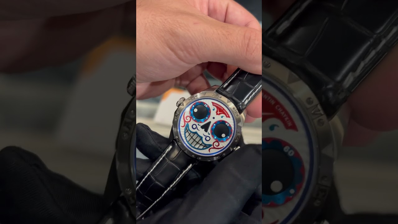 En este día de muertos les mostramos este reloj “Calavera” de la marca Konstantin