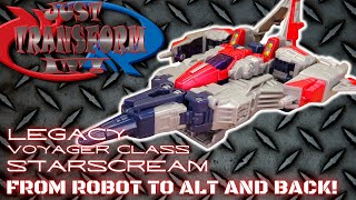 JUST TRANSFORM IT!: Legacy Voyager Starscream (Cybertron)