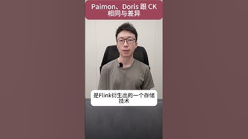 Paimon、Doris以及Clickhouse，很像吗？ #大数据