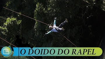 Como é fazer rapel pela primeira vez?