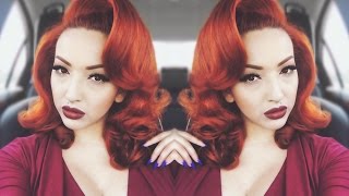 Pin-Up Glam | Voluminous Hair Tutorial