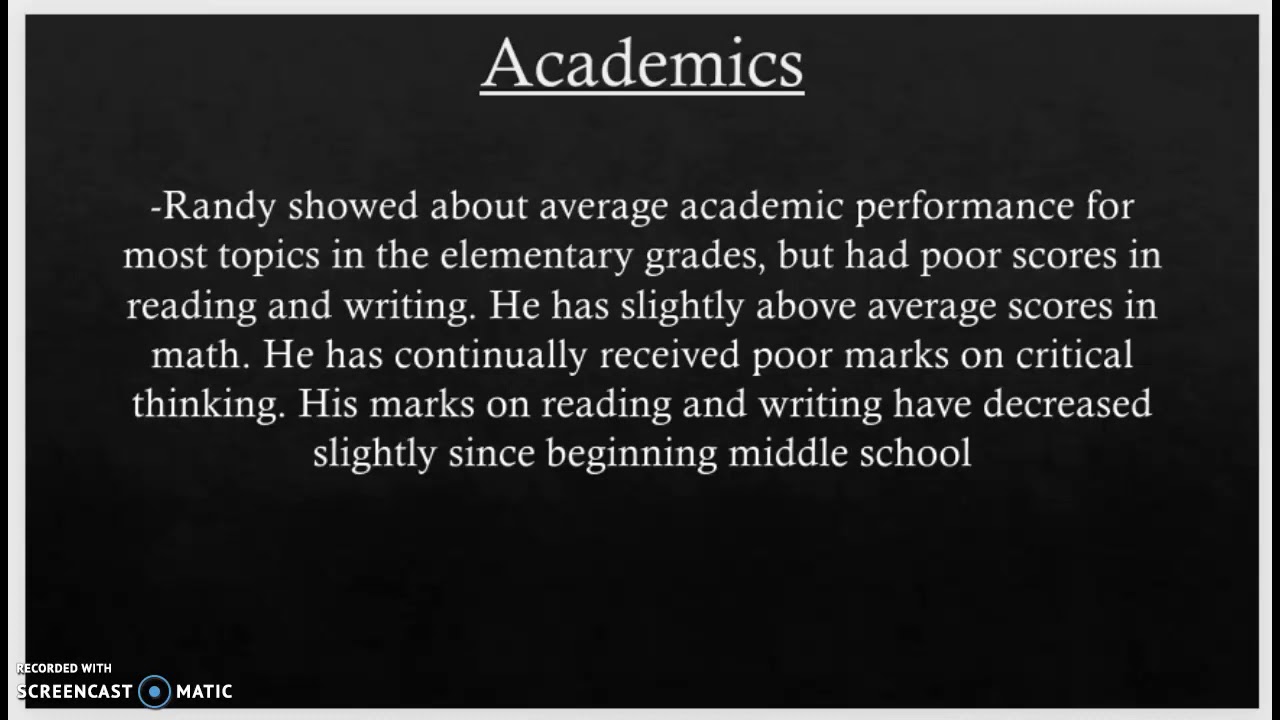 Student case study module 8
