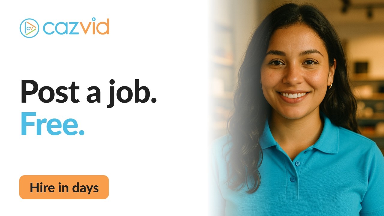 Post a job free and hire in days | CazVid